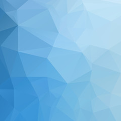 Fototapeta premium Abstract blue polygon texture