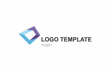 Abstract logo template. Business and corporate style.