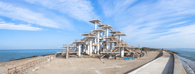 富津岬　展望台　パノラマ