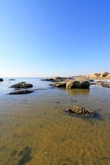 Obraz premium stone and water natural landscape by the sea