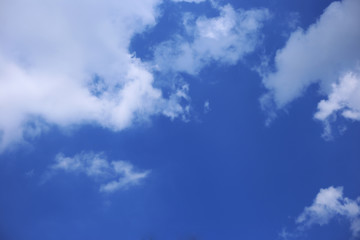 blue sky background with clouds