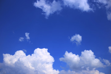 blue sky background with clouds