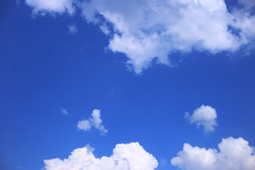 blue sky background with clouds