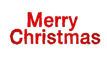 Merry Christmas Written in beautiful design