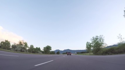 Papier Peint Driving on paved road in Boulder area.