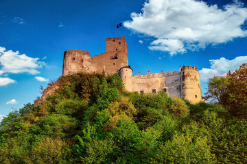 Fototapeta na wymiar Pieniny-zamek w Niedzicy