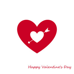 Valentine's Day Valentine, Holiday Celebrated February 14. Vector illustration.