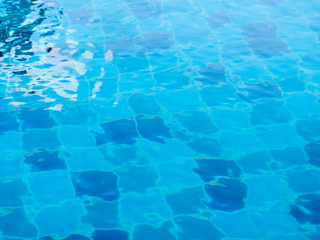 Pattern in swimming pool background.