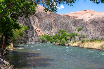Charyn canyon in Almaty region of Kazakhstan