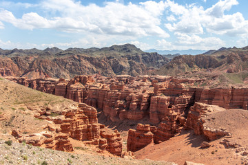 Charyn canyon in Almaty region of Kazakhstan