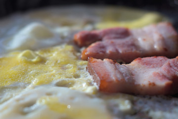 Bacon and eggs