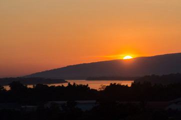 Scenic View Of Dramatic Sky During Sunset