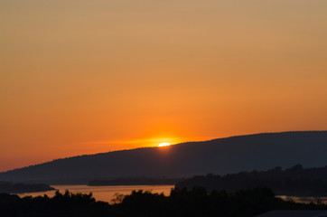 Scenic View Of Dramatic Sky During Sunset