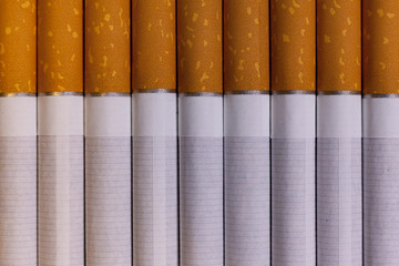Background of cigarettes