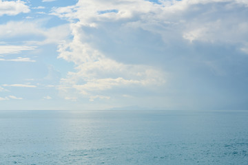 Sky, Clouds and Sea Background