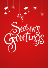 Script font type Season's Greetings © rudall30