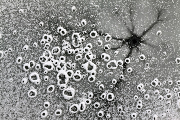 hole in the ice surface