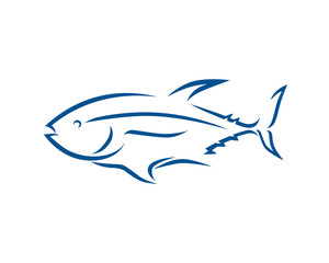 Fototapeta premium Fish Silhouette