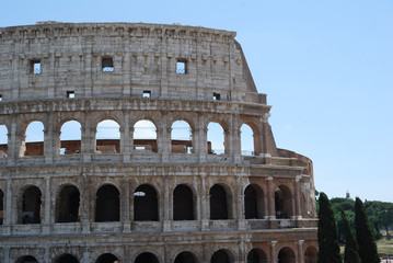 Fototapeta premium View of Colosseum - Rome, Italy.