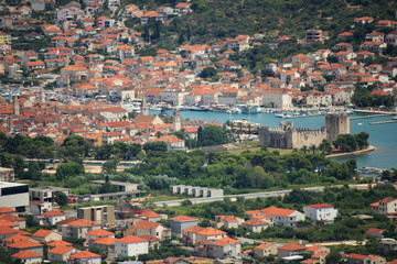 Naklejka premium Aerial view of Trogir