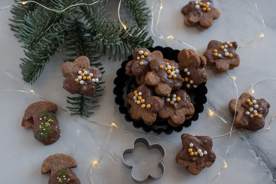 Chocolate Christmas Cookies
