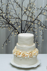 wedding cake close up