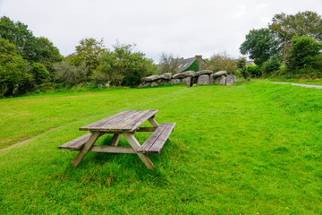 Picnic table near Mougau Bian