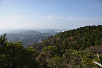 Fototapeta na wymiar 日本の岡山の天神山