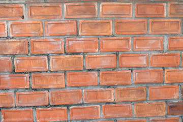 old vintage dirty brown brick wall background