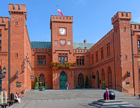Das alte Rathaus von Kolber Polen