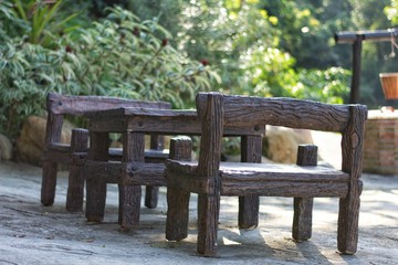 Dining table in the Natural atmosphere