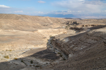 Fototapeta na wymiar Mitzpe Ramon Crater, Israel