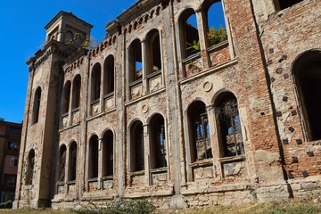 Vidin, Widyń Bułgaria ruina synagogi © Urszula