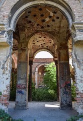 Fototapeta na wymiar Vidin, Widyń Bułgaria ruina synagogi