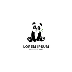 panda cute logo