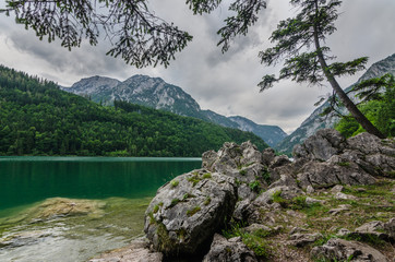 felsen am see