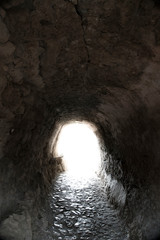 tunnel with light at the end