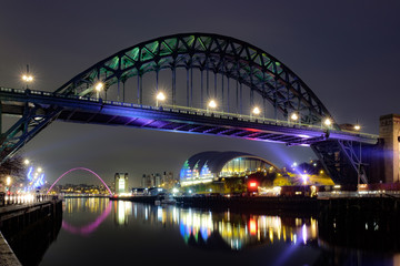Fototapeta na wymiar The Tyne Bridge, Newcastle Upon Tyne