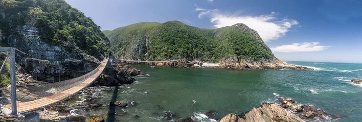 Selbstklebende Fototapete Südafrika Die Hängebrücken vom Tsitsikamma Nationalpark