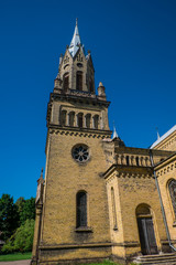 Fototapeta na wymiar Liepaja, Latvia - July 17, 2017: St. Joseph Cathedral