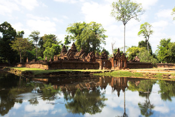 Fototapeta na wymiar Banteay Srei Temple, Temples of Angkor, Cambodia