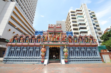Sri Krishnan temple in Bugis Singapore.