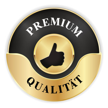 goldenes Siegel für eine Premium Qualität