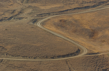 Dogubeyazit, Turkey - on the high plain between Ararat, Iraq and Iran, an amazing display of nature and colors, and roads that seem to lead to nowhere