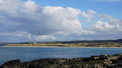 Irish landscape with clouds