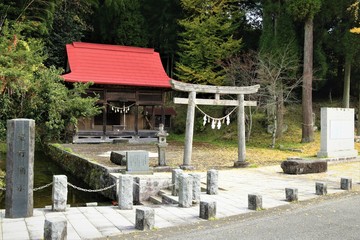 湧き水の老野湧水の水源地