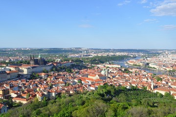 Obraz premium Panorama sur la ville de Prague