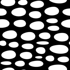 Sewing fabric with Abstract seamless vector pattern. White spots on a ...