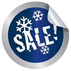 Aufkleber Winter Sale 