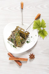 Traditional Homemade Stuffed Grape Leaves